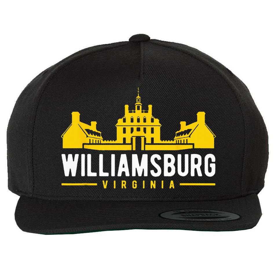 Colonial Williamsburg Virginia Design Wool Snapback Cap