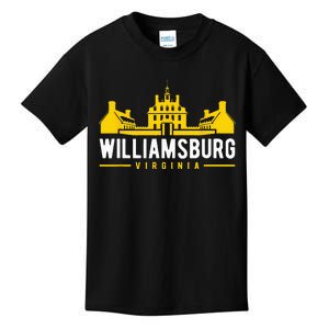 Colonial Williamsburg Virginia Design Kids T-Shirt