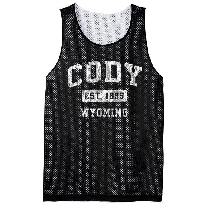 Cody Wyoming Wy Vintage Established Sports Mesh Reversible Basketball Jersey Tank