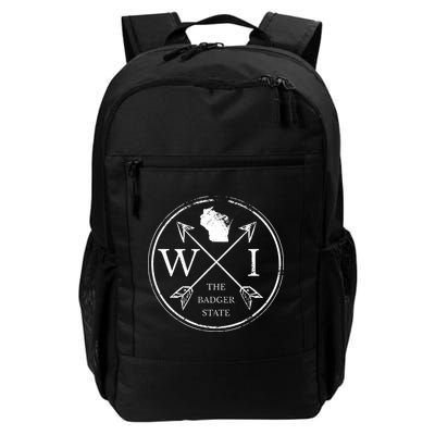 Cute Wisconsin Wi The Badger State Map Wisconsin Backpack
