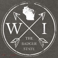 Cute Wisconsin Wi The Badger State Map Wisconsin Cotton Canvas Backpack