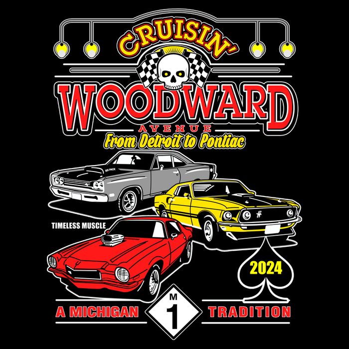Crusin Woodward Woodward Ave Detroit To Pontiac A Michigan Tradition 2024 City Backpack