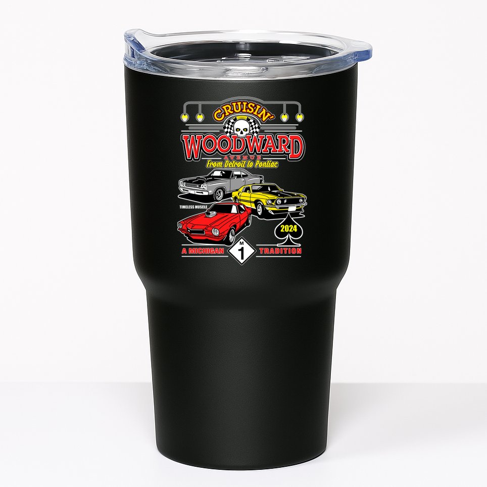 Crusin Woodward Woodward Ave Detroit To Pontiac A Michigan Tradition 2024 Tumbler