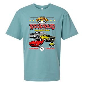 Crusin Woodward Woodward Ave Detroit To Pontiac A Michigan Tradition 2024 Sueded Cloud Jersey T-Shirt