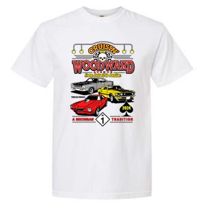 Crusin Woodward Woodward Ave Detroit To Pontiac A Michigan Tradition 2024 Garment-Dyed Heavyweight T-Shirt