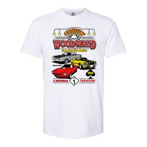 Crusin Woodward Woodward Ave Detroit To Pontiac A Michigan Tradition 2024 Softstyle CVC T-Shirt