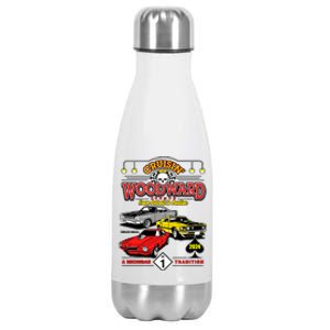 Crusin Woodward Woodward Ave Detroit To Pontiac A Michigan Tradition 2024 Stainless Steel Insulated Water Bottle