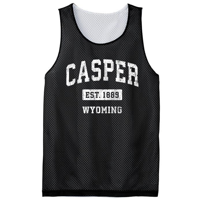 Casper Wyoming Wy Vintage Sports Established Mesh Reversible Basketball Jersey Tank