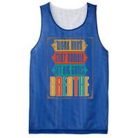 Care Week Work Hard Stay Humble Breath Respiratory Therapist Gift Mesh Reversible Basketball Jersey Tank