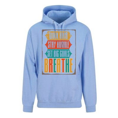 Care Week Work Hard Stay Humble Breath Respiratory Therapist Gift Unisex Surf Hoodie