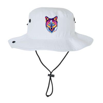 Colorful Wolf Wild Animal Bucket Hat
