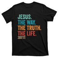 Christian Worship Women Men Jesus The Way Truth Life T-Shirt