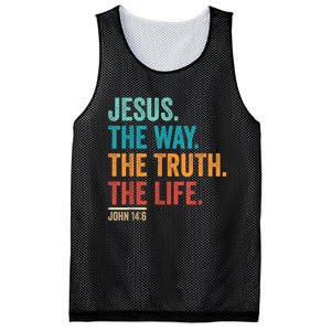 Christian Worship Women Men Jesus The Way Truth Life Mesh Reversible Basketball Jersey Tank