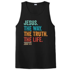 Christian Worship Women Men Jesus The Way Truth Life PosiCharge Competitor Tank