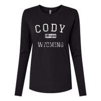 Cody Wyoming WY Vintage Womens Cotton Relaxed Long Sleeve T-Shirt