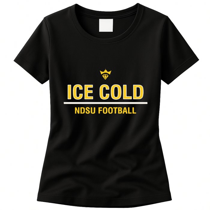 Christian Watson Wearing Ice Cold Ndsu Football Womens T-Shirt