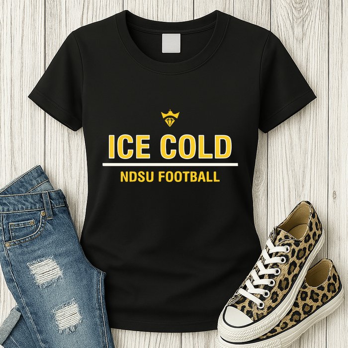 Christian Watson Wearing Ice Cold Ndsu Football Womens T-Shirt