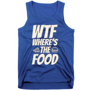 Cool Wtf Where The Food Spicy Food Lover Wine Lovers Great Gift Tank Top