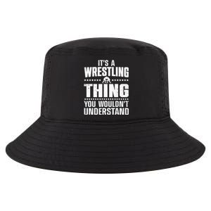 Cool Wrestling Wrestler Coach Wrestle Sports Cool Comfort Performance Bucket Hat