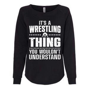 Cool Wrestling Wrestler Coach Wrestle Sports Womens California Wash Sweatshirt