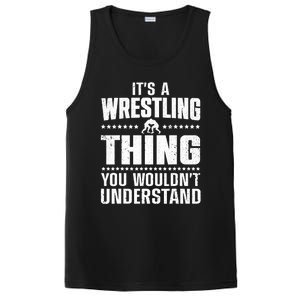 Cool Wrestling Wrestler Coach Wrestle Sports PosiCharge Competitor Tank