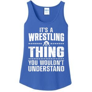 Cool Wrestling Wrestler Coach Wrestle Sports Ladies Essential Tank