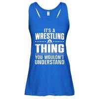 Cool Wrestling Wrestler Coach Wrestle Sports Ladies Essential Flowy Tank