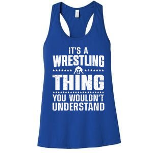 Cool Wrestling Wrestler Coach Wrestle Sports Women's Racerback Tank