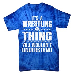 Cool Wrestling Wrestler Coach Wrestle Sports Tie-Dye T-Shirt