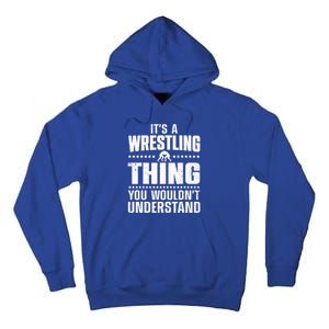 Cool Wrestling Wrestler Coach Wrestle Sports Tall Hoodie