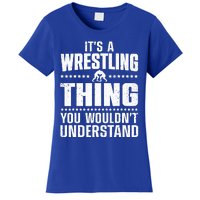 Cool Wrestling Wrestler Coach Wrestle Sports Women's T-Shirt