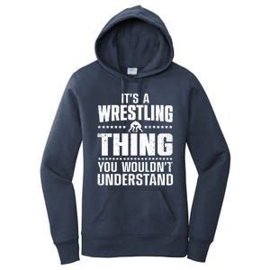 Cool Wrestling Wrestler Coach Wrestle Sports Women's Pullover Hoodie