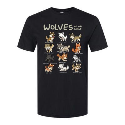 Chibi Wolf Wolves Animals Of The World Wolf Lover Softstyle CVC T-Shirt