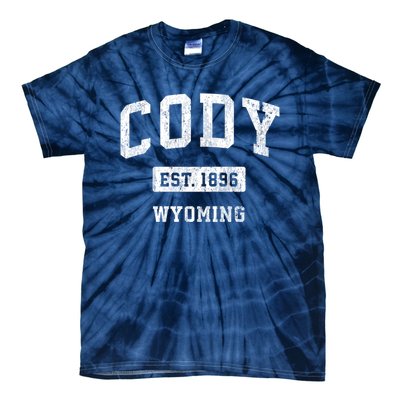 Cody Wyoming Wy Vintage Sports Established Design Tie-Dye T-Shirt