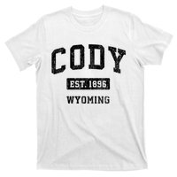 Cody Wyoming Wy Vintage Sports Established Design T-Shirt