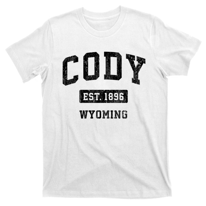 Cody Wyoming Wy Vintage Sports Established Design T-Shirt