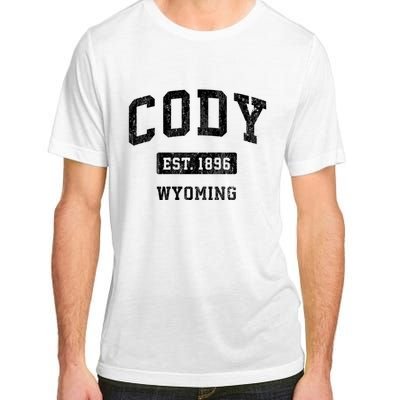 Cody Wyoming Wy Vintage Sports Established Design Adult ChromaSoft Performance T-Shirt