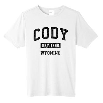 Cody Wyoming Wy Vintage Sports Established Design Tall Fusion ChromaSoft Performance T-Shirt