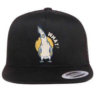 Cockatiel. What WhatS Up Flat Bill Trucker Hat