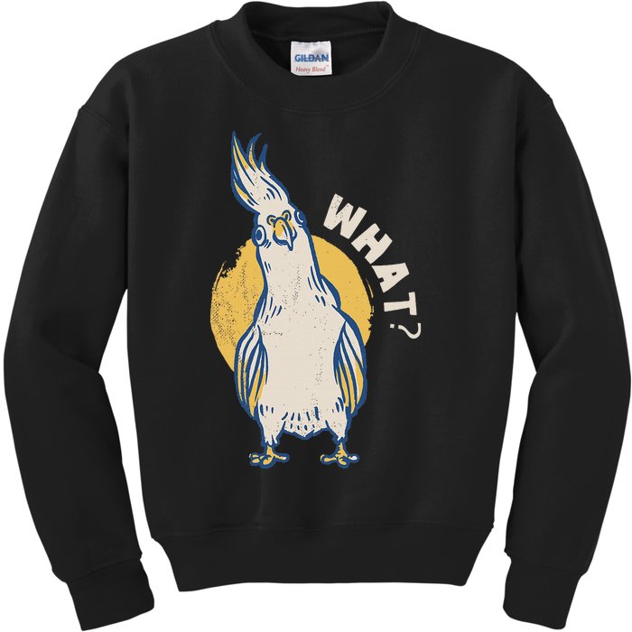 Cockatiel. What WhatS Up Kids Sweatshirt