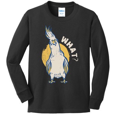 Cockatiel. What WhatS Up Kids Long Sleeve Shirt