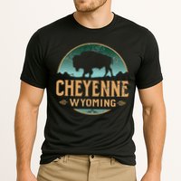 Cheyenne Wyoming WY Buffalo Bison Cooling Performance Crew T-Shirt