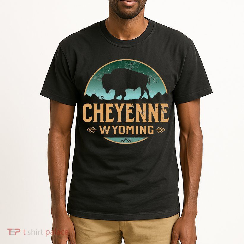 Cheyenne Wyoming WY Buffalo Bison Tall T-Shirt