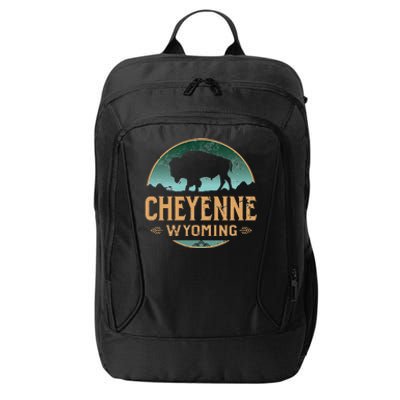 Cheyenne Wyoming WY Buffalo Bison City Backpack