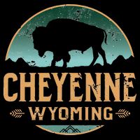 Cheyenne Wyoming WY Buffalo Bison Button
