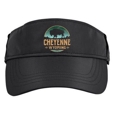 Cheyenne Wyoming WY Buffalo Bison Adult Drive Performance Visor