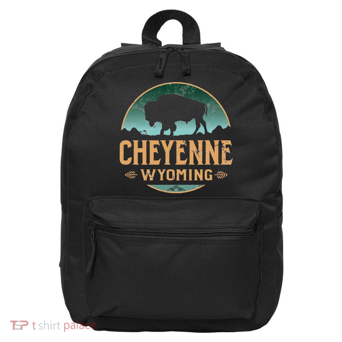 Cheyenne Wyoming WY Buffalo Bison 16 in Basic Backpack