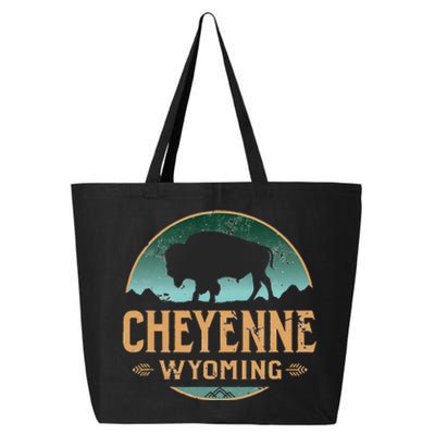 Cheyenne Wyoming WY Buffalo Bison 25L Jumbo Tote