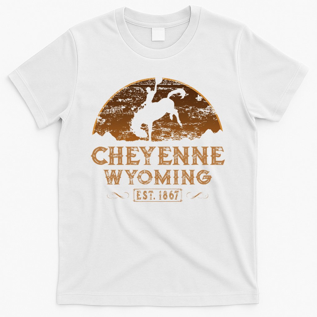 Cheyenne Wyoming WY Rodeo Cowboy T-Shirt