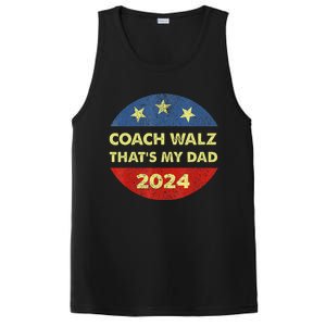 Coach Walz Waltz ThatS My Dad Harris Walz Waltz Election PosiCharge Competitor Tank